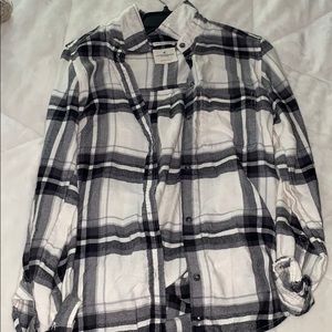 Super soft plaid button down